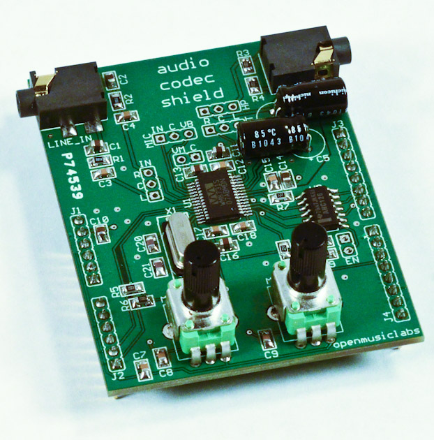 Arduino Audio Codec Shield