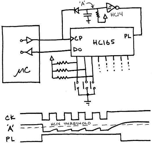 2 pin shift register hack